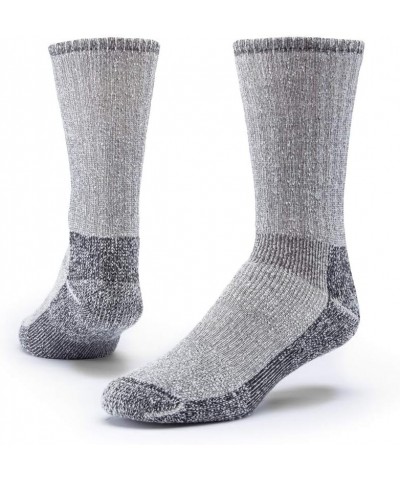 Organics - Organic Wool Mountain Hiker Socks - 1 Pair - Unisex Black $17.82 Activewear